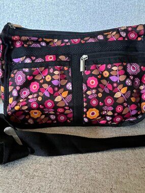 Braciano Crossbody Bag Lightweight Bright Multi-color Floral